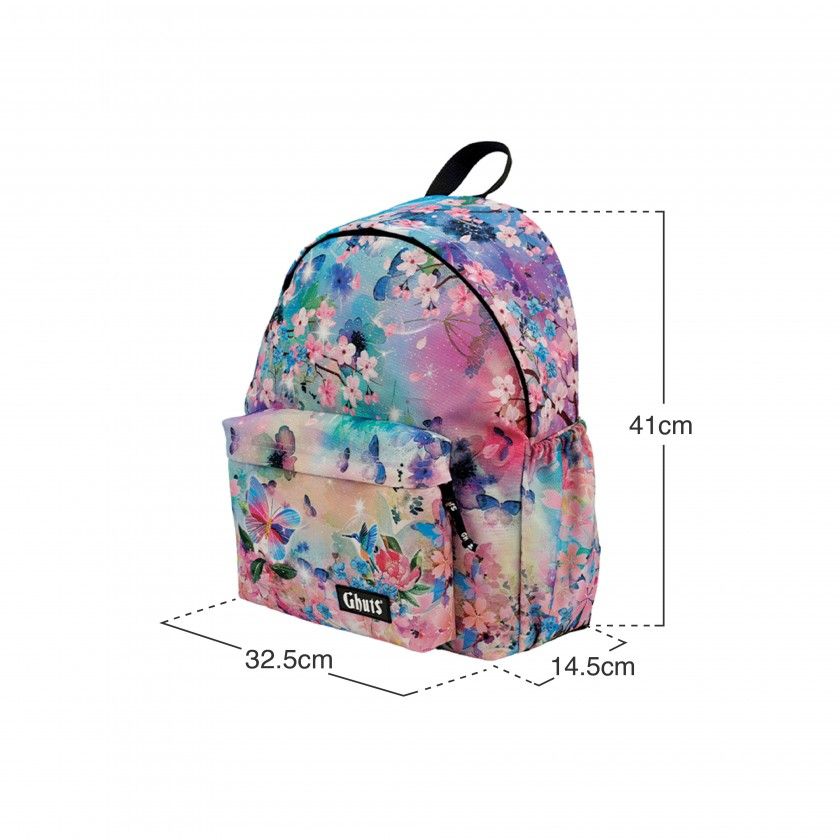 Mochila Cl�ssica Port�til Flower Mist