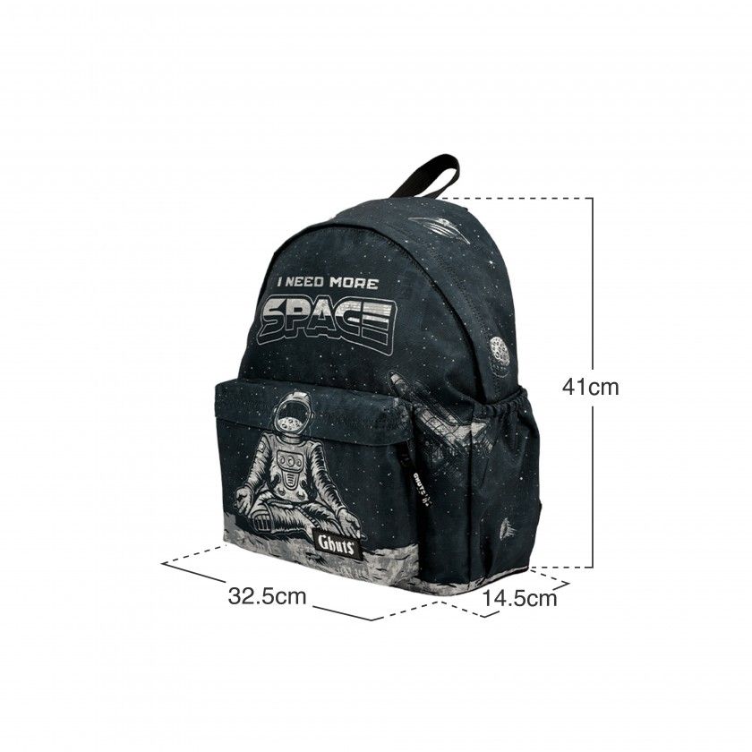 Mochila Clássica Portátil Space Man Mochila Clássica Portátil Space Man