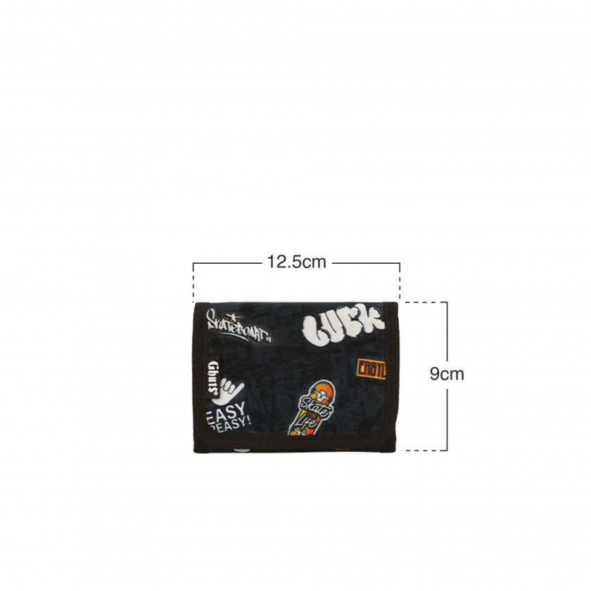 Carteira Velcro SK8 Stickers
