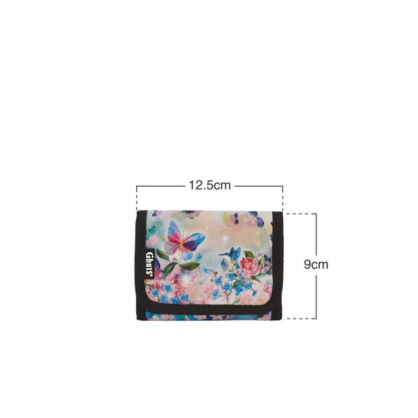 Carteira Velcro Flower Mist