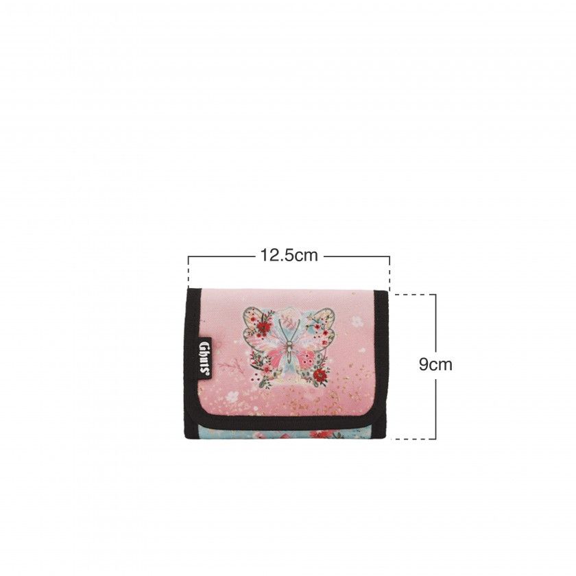 Carteira Velcro Butterflowers