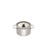 Caçarola Mini Inox Com Tampa 450ml Ø10.2X6.5cm Caçarola Mini Inox Com Tampa 450ml Ø10.2X6.5cm