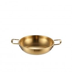 Frigideira 2 Asas Inox Dourado 1.9l �23X6.5cm