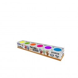 Tinta Pintura Dedos Fluo 50ml Pack 6 Tinta Pintura Dedos Fluo 50ml Pack 6