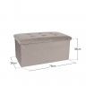 Banqueta Veludo Retangular 76X38X38cm Banqueta Veludo Retangular 76X38X38cm