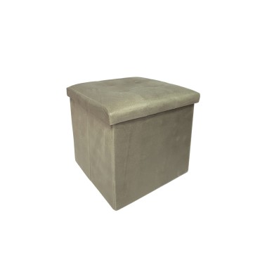 Banqueta Veludo Retangular 38X38X38cm