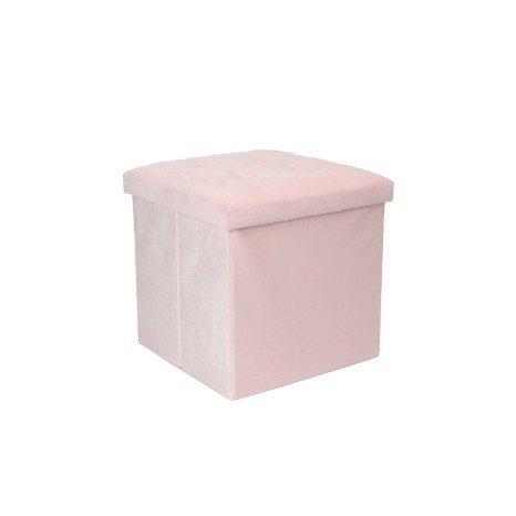 Banqueta Veludo Retangular 38X38X38cm - Image product