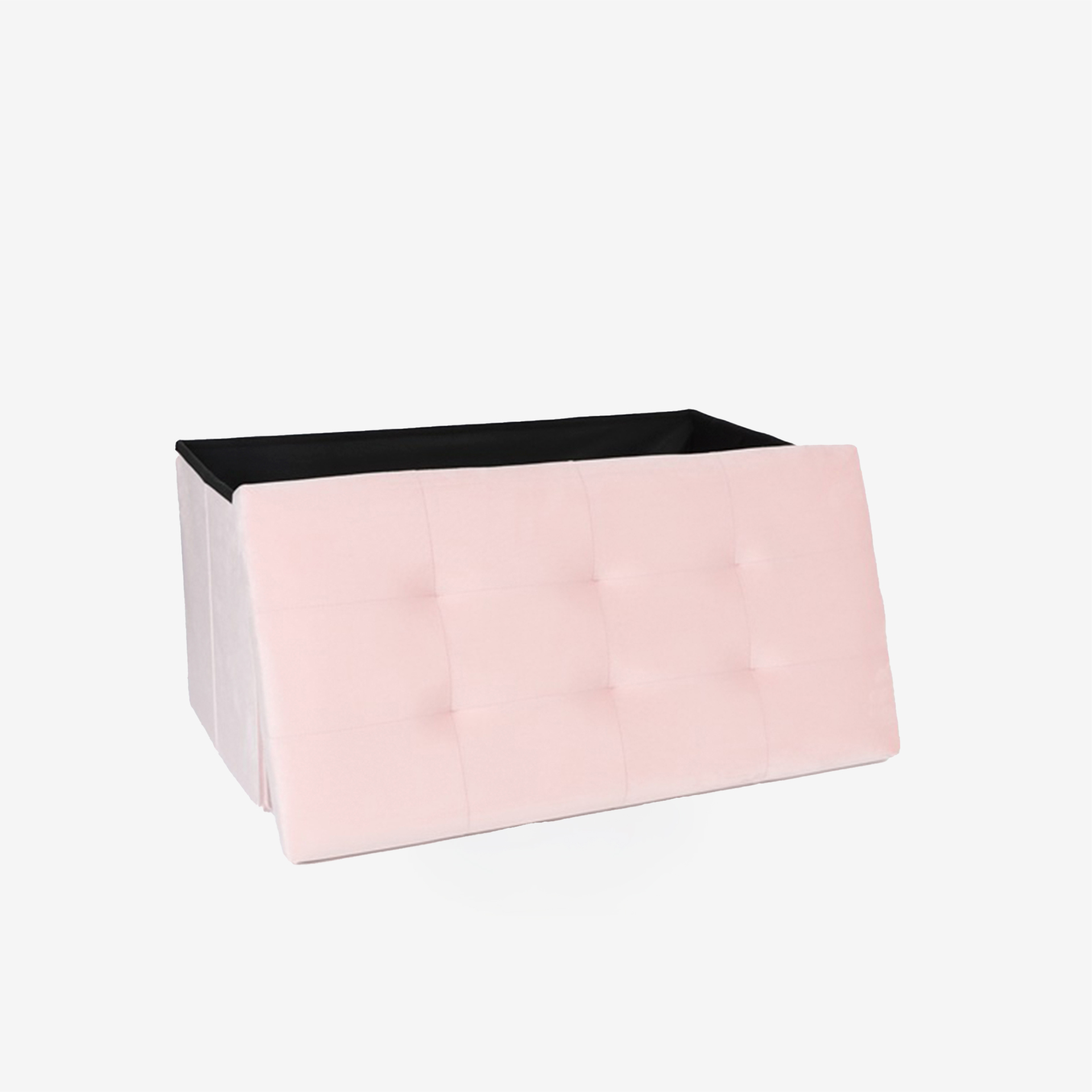 Banqueta Veludo Retangular 76X38X38cm