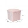 Banqueta Veludo Retangular 38X38X38cm Banqueta Veludo Retangular 38X38X38cm