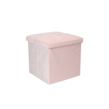 Banqueta Veludo Retangular 38X38X38cm
