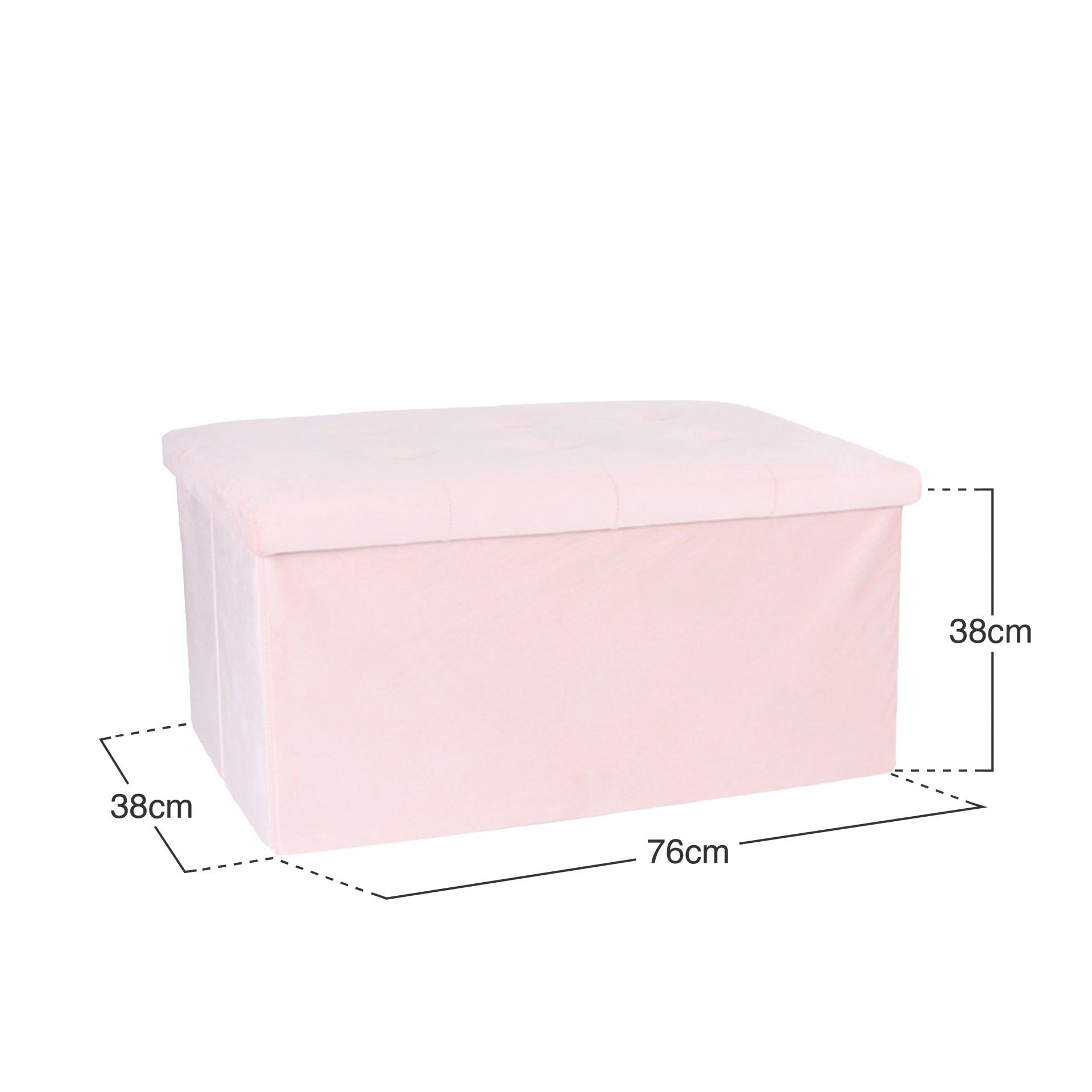 Banqueta Veludo Retangular 76X38X38cm