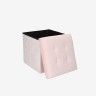 Banqueta Veludo Retangular 38X38X38cm Banqueta Veludo Retangular 38X38X38cm