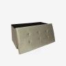 Banqueta Veludo Retangular 76X38X38cm Banqueta Veludo Retangular 76X38X38cm