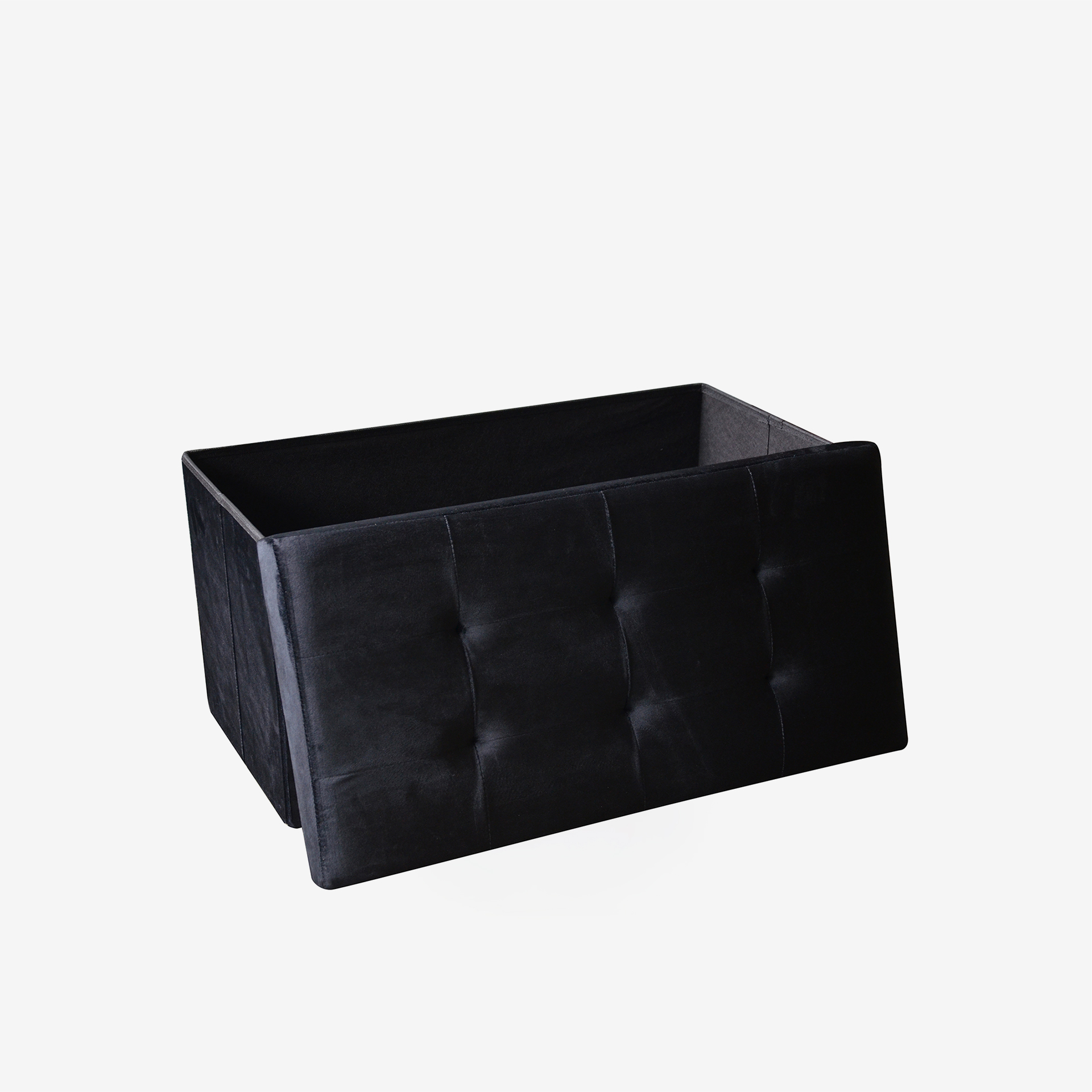 Banqueta Veludo Retangular 76X38X38cm