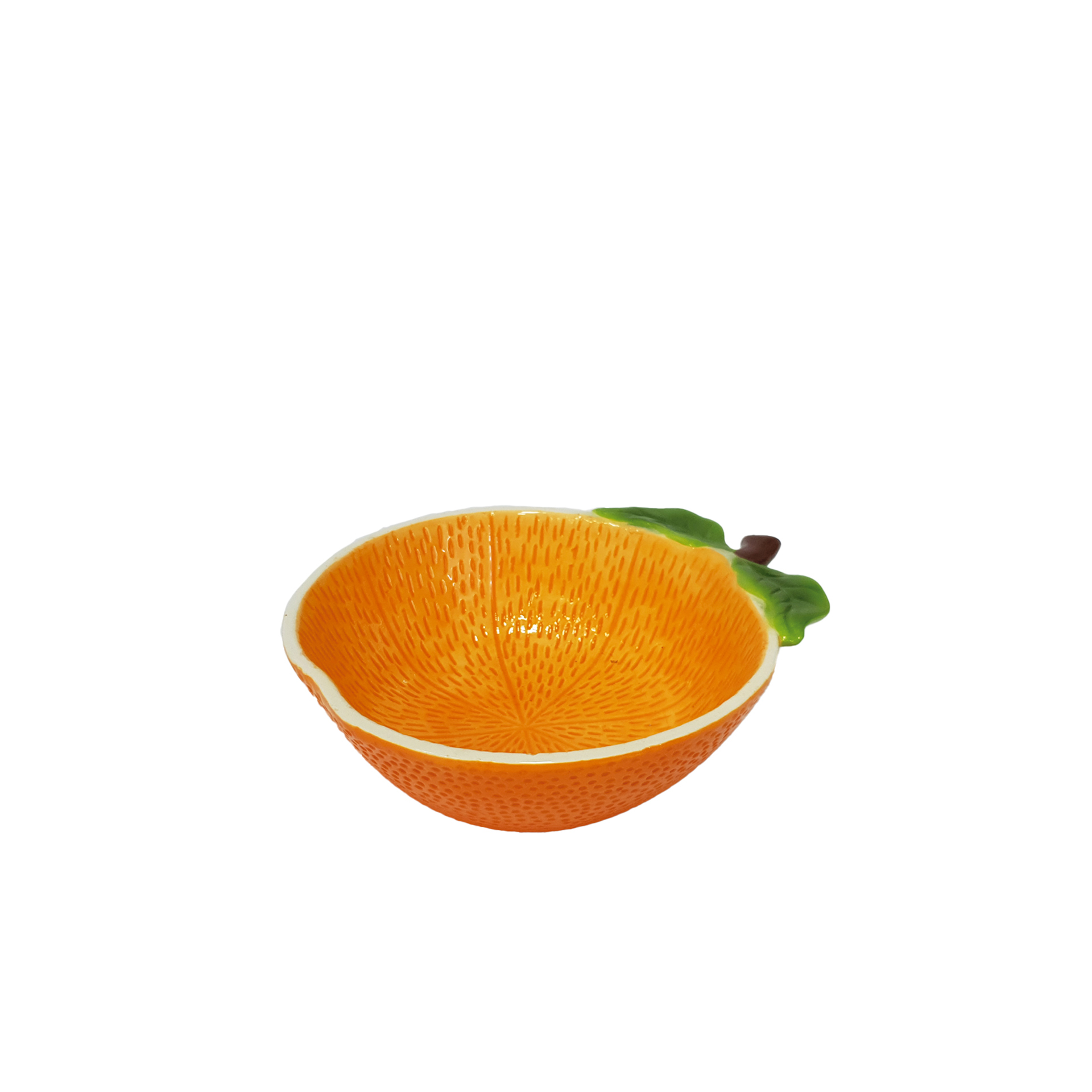 Prato Decorativo Laranja 20.4X17X5.8cm