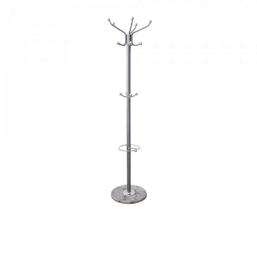 Bengaleiro Marmore Cinza 174cm Bengaleiro Marmore Cinza 174cm