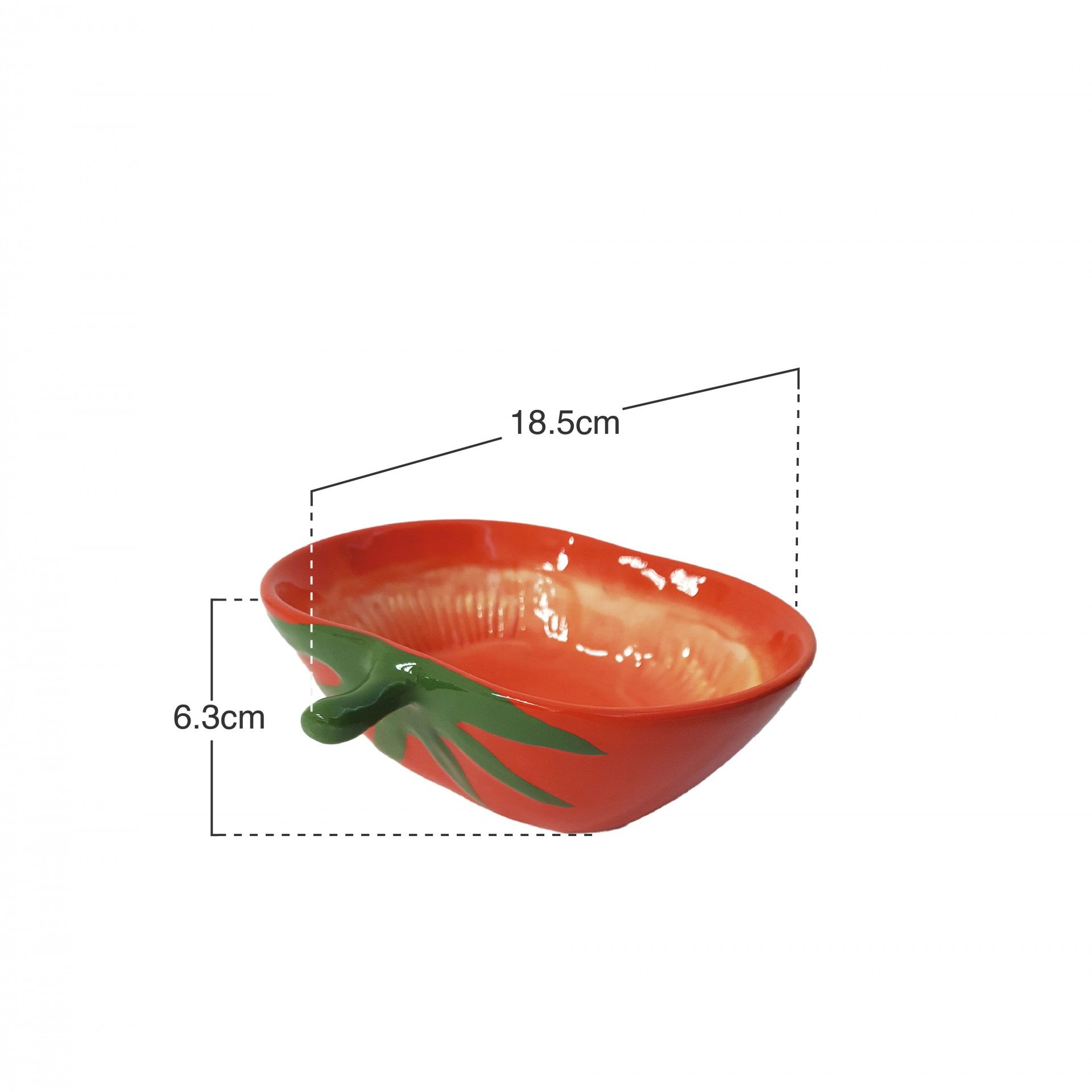 Taça Decorativa Tomate 18.5X17.5X6.3cm
