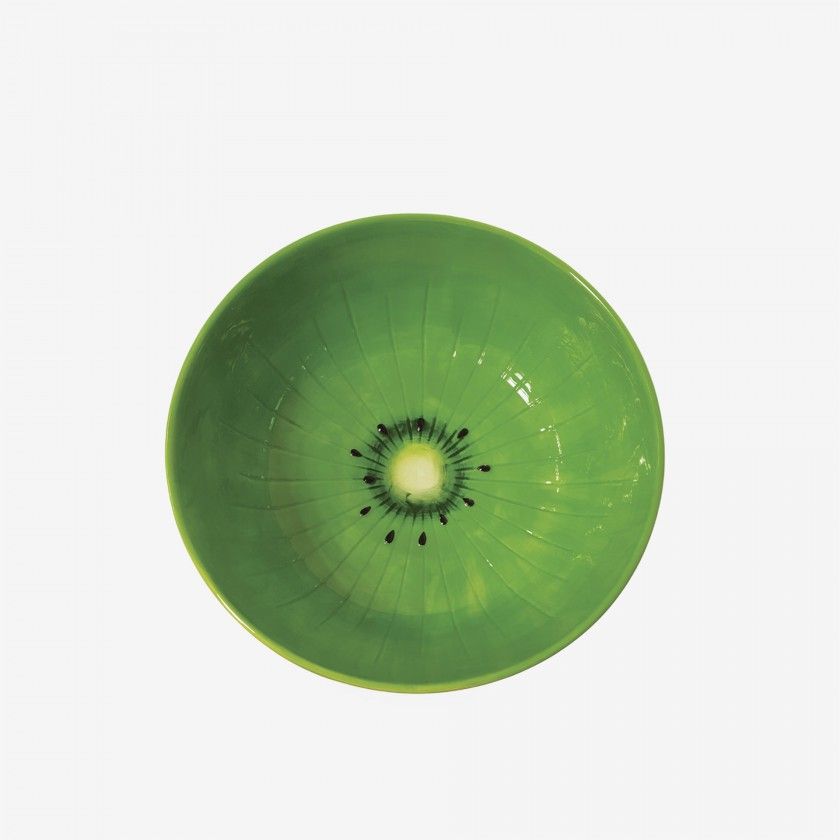 Taça Decorativa Kiwi Ø27X10cm Taça Decorativa Kiwi Ø27X10cm