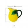 Jarro Ceramica Lim�o 1300Ml 18X13.5X17cm