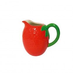 Jarro Ceramica Morango 1700Ml 19.5X15X17.5cm