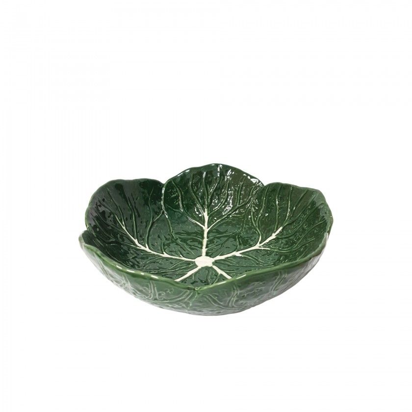 Taça Decorativa Couve 27X10cm Taça Decorativa Couve 27X10cm