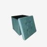 Banqueta Veludo Retangular 38X38X38cm Banqueta Veludo Retangular 38X38X38cm