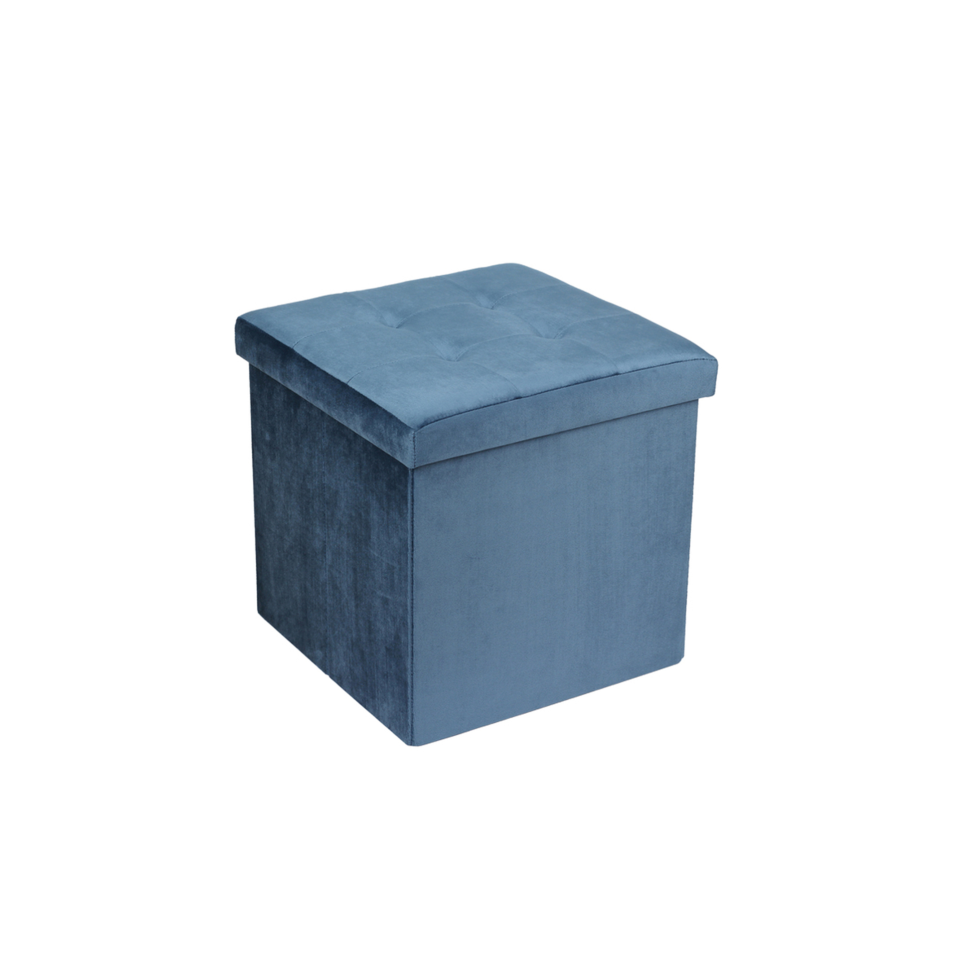 Banqueta Veludo Retangular 38X38X38cm
