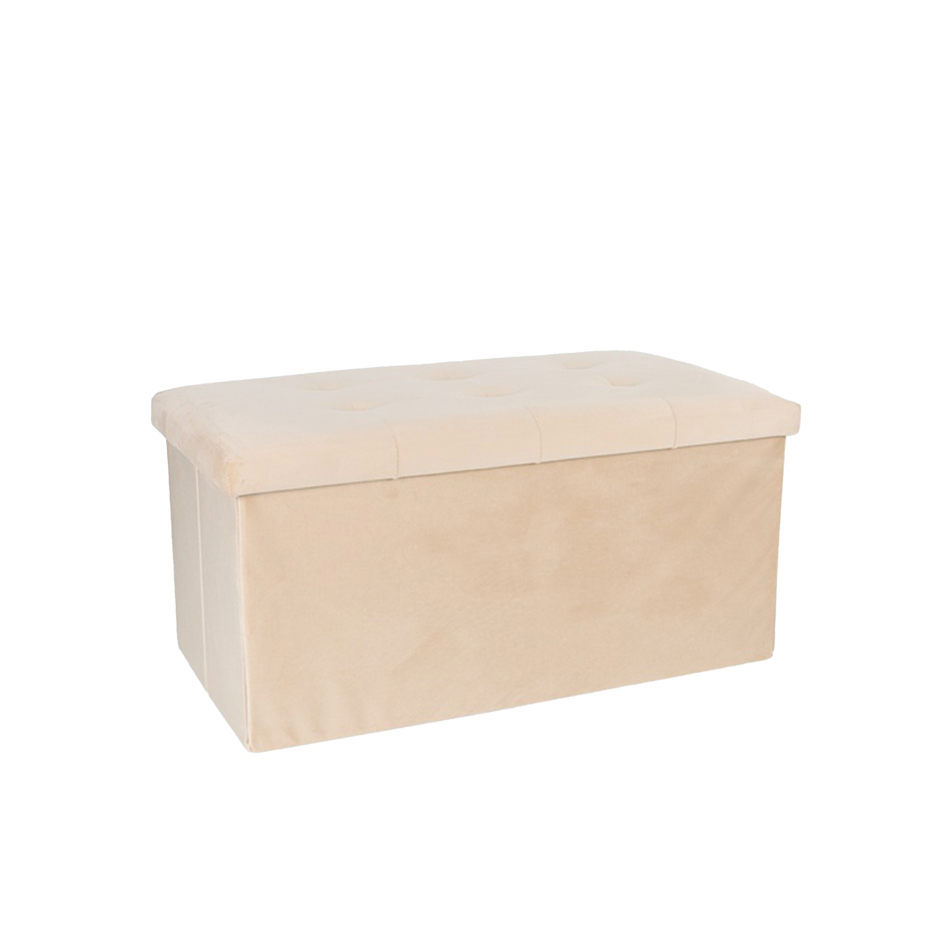 Banqueta Veludo Retangular 76X38X38cm