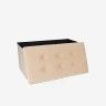 Banqueta Veludo Retangular 76X38X38cm Banqueta Veludo Retangular 76X38X38cm
