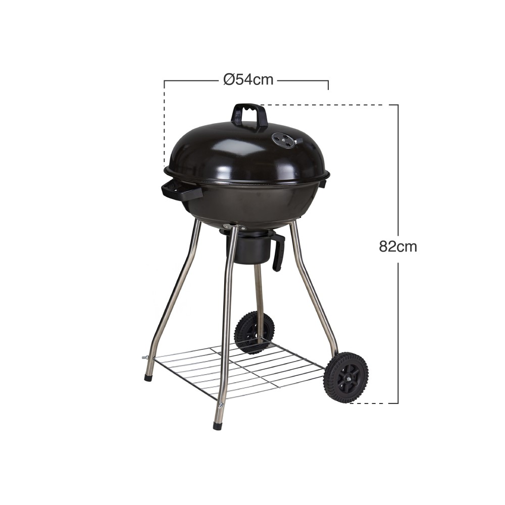 Barbecue Com Rodas Ø54X82cm