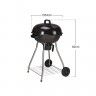 Barbecue Com Rodas Ø54X82cm Barbecue Com Rodas Ø54X82cm