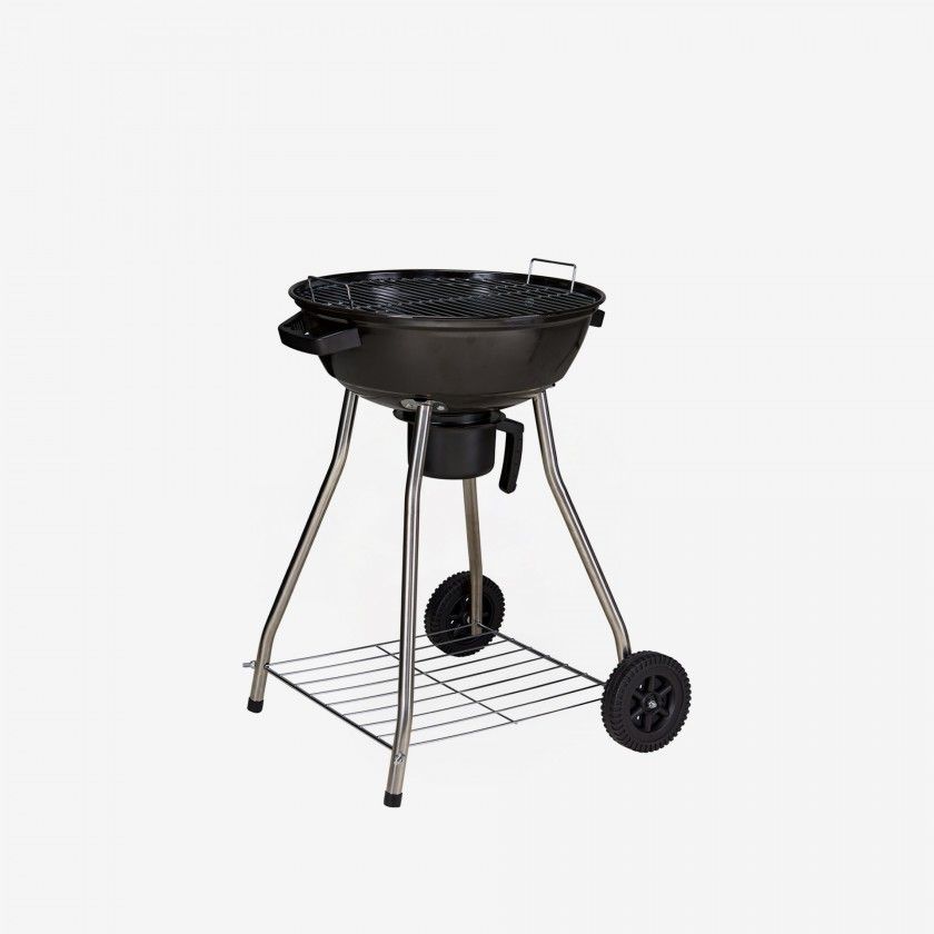 Barbecue Com Rodas Ø54X82cm Barbecue Com Rodas Ø54X82cm