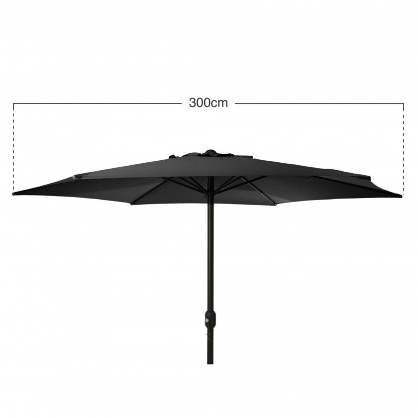 Guarda Sol Preto 300cm Guarda Sol Preto 300cm