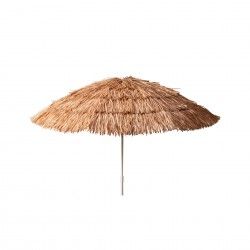 Guarda Sol Praia Rafia Castanho 170cm