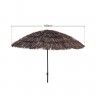 Guarda Sol Praia Rafia Castanho 180cm Guarda Sol Praia Rafia Castanho 180cm