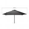 Guarda Sol Cinza 230cm Guarda Sol Cinza 230cm