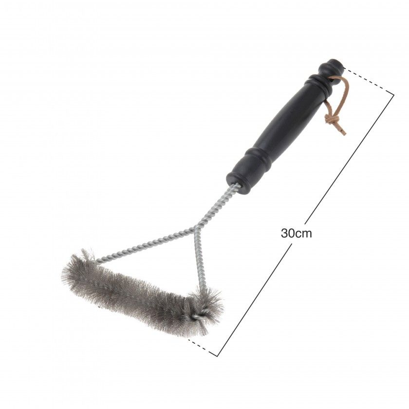 Escova Churrasco Inox 30cm
