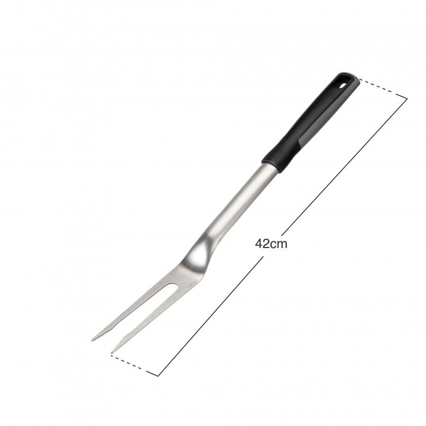 Garfo Churrasco Inox 42cm Garfo Churrasco Inox 42cm