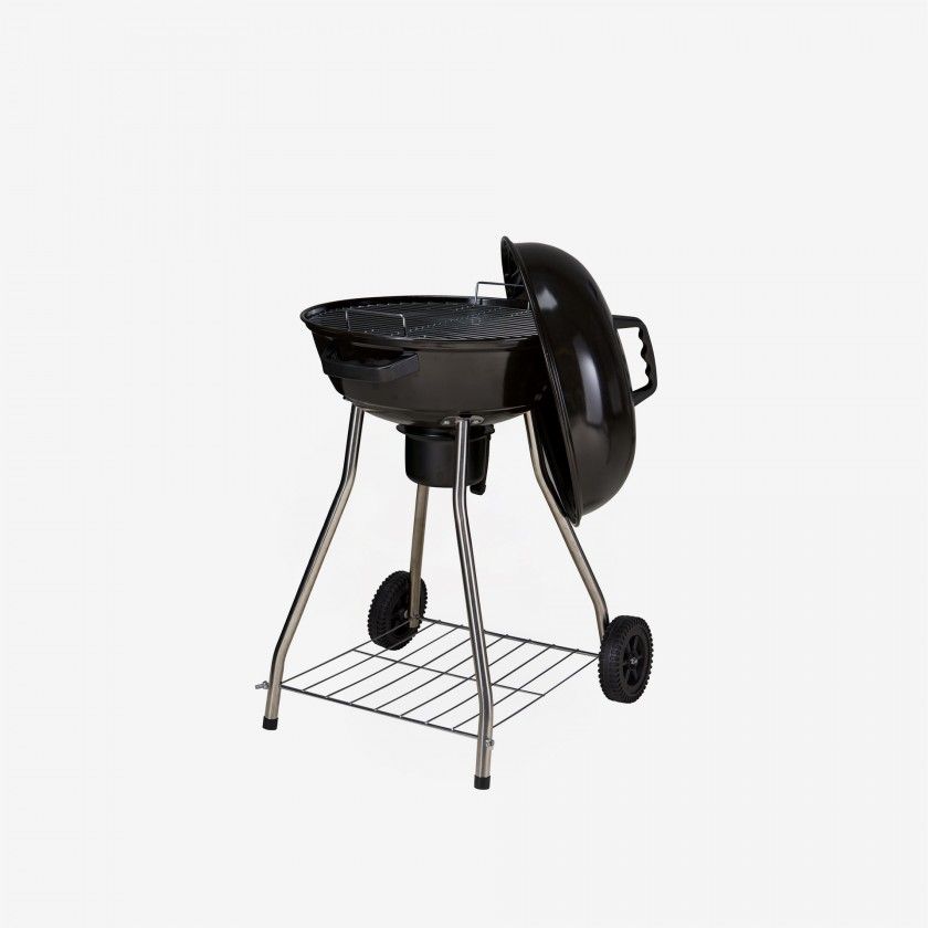 Barbecue Com Rodas Ø54X82cm Barbecue Com Rodas Ø54X82cm
