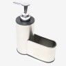 Dispensador Sabão Com Porta Esfregão Inox Dispensador Sabão Com Porta Esfregão Inox