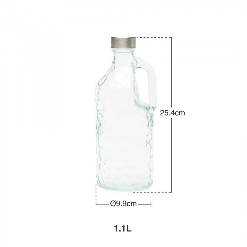 Garrafa Vidro Tampa Metal 1.1l Garrafa Vidro Tampa Metal 1.1l