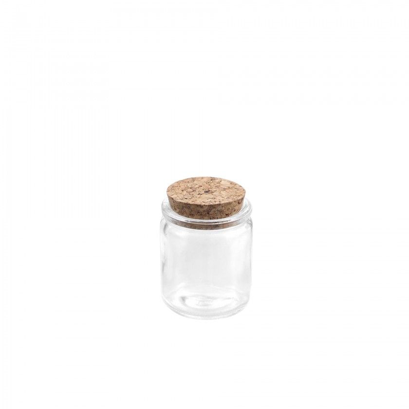 Frasco Vidro Tampa Cortiça La Mediterranea 55ml Frasco Vidro Tampa Cortiça La Mediterranea 55ml