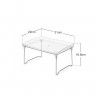 Estante Dobr�vel Confortime 31X22X16.8cm
