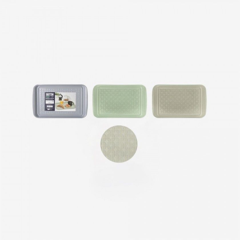 Bandeja Servir Metal Retangular 43.5X27X2cm Bandeja Servir Metal Retangular 43.5X27X2cm
