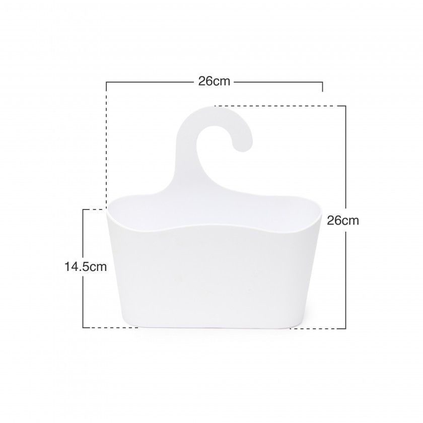Cesto Multiusos Plástico Com Pega 8.5X26X14.5cm Cesto Multiusos Plástico Com Pega 8.5X26X14.5cm