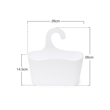 Cesto Multiusos Plástico Com Pega 8.5X26X14.5cm