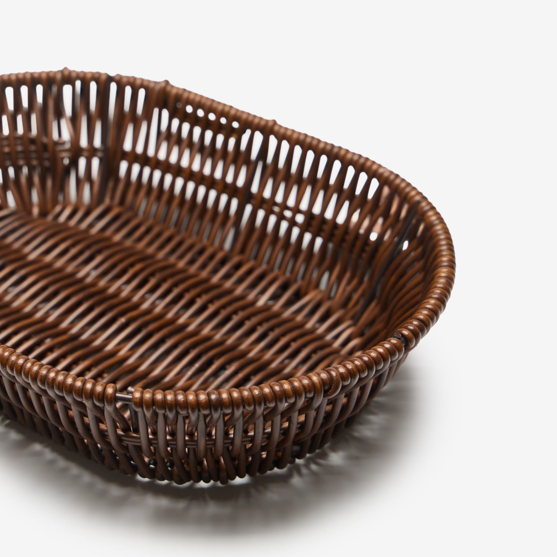 Cesto Pão Plástico Oval 21X17X5.5cm