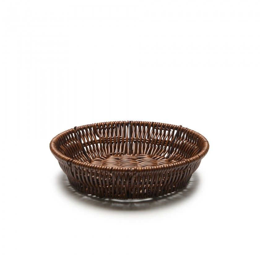 Cesto Pão Plástico Redondo Ø23X5.5cm Cesto Pão Plástico Redondo Ø23X5.5cm