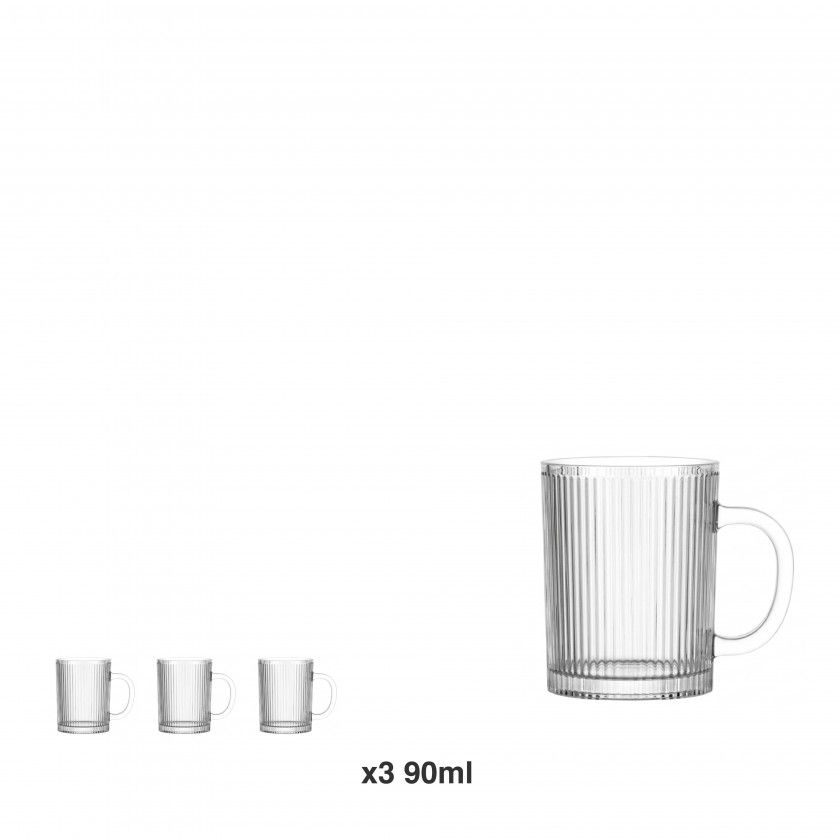 Chavena Caf� Tera 90ml Pack 3