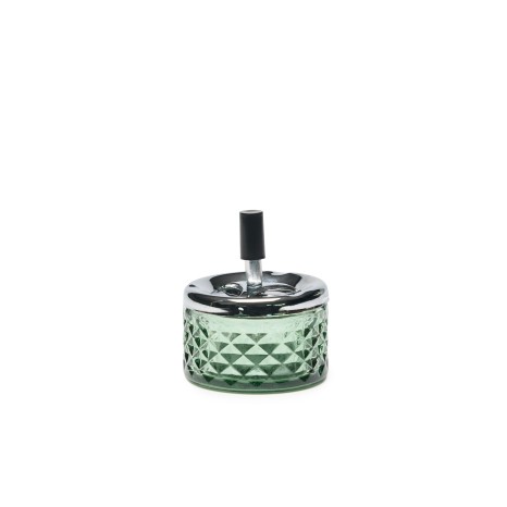 Cinzeiro Vidro Push Cor Sortida 9.5X11.5cm - Image product